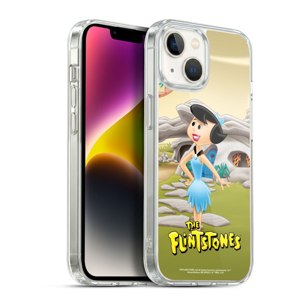 The Flintstones Characters Betty Rubble Soft Gel Case for Apple iPhone 14