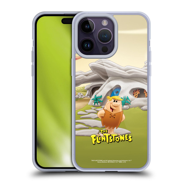 The Flintstones Characters Barney Rubble Soft Gel Case for Apple iPhone 14 Pro Max
