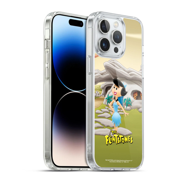 The Flintstones Characters Betty Rubble Soft Gel Case for Apple iPhone 14 Pro Max & MagSafe