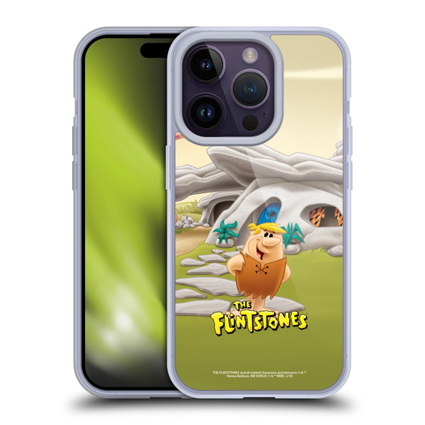The Flintstones Characters Barney Rubble Soft Gel Case for Apple iPhone 14 Pro