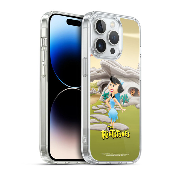 The Flintstones Characters Betty Rubble Soft Gel Case for Apple iPhone 14 Pro & MagSafe