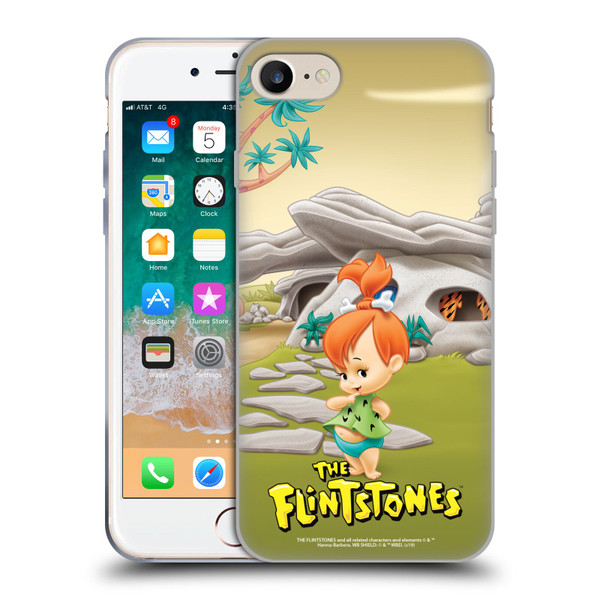 The Flintstones Characters Pebbles Flintstones Soft Gel Case for Apple iPhone 7 / 8 / SE 2020 & 2022