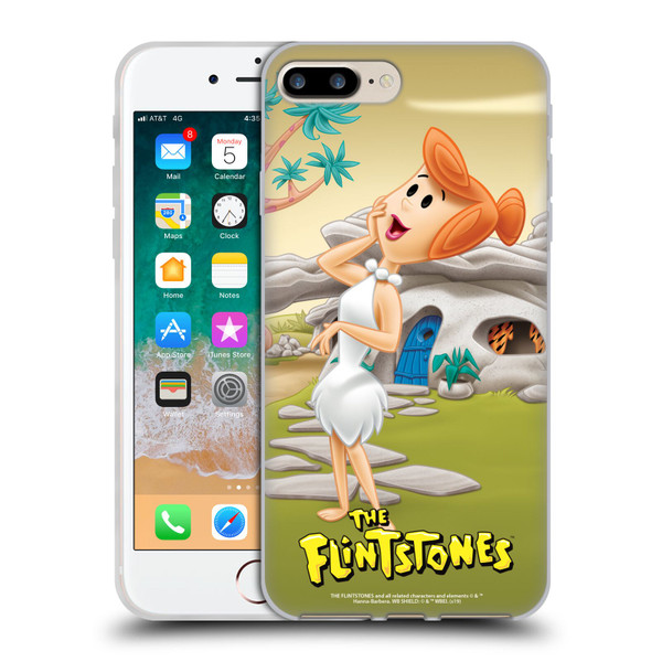 The Flintstones Characters Wilma Flintstones Soft Gel Case for Apple iPhone 7 Plus / iPhone 8 Plus