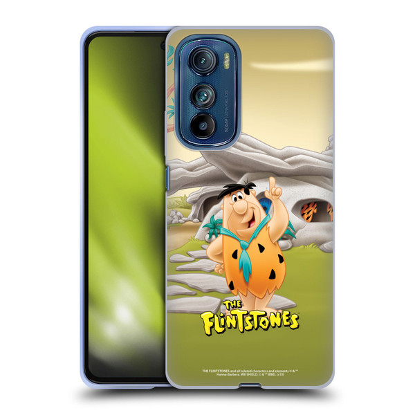 The Flintstones Characters Fred Flintstones Soft Gel Case for Motorola Edge 30