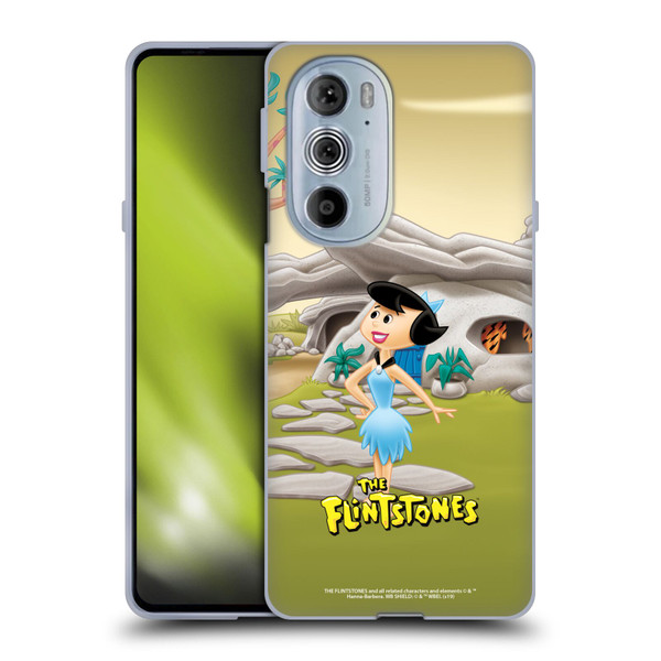 The Flintstones Characters Betty Rubble Soft Gel Case for Motorola Edge X30