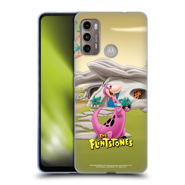 The Flintstones Characters Dino Soft Gel Case for Motorola Moto G60 / Moto G40 Fusion