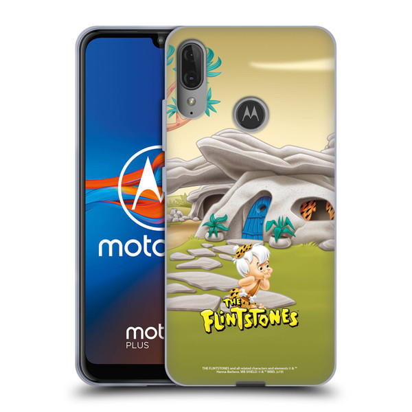 The Flintstones Characters Bambam Rubble Soft Gel Case for Motorola Moto E6 Plus
