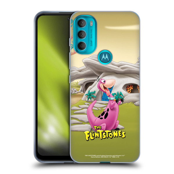 The Flintstones Characters Dino Soft Gel Case for Motorola Moto G71 5G