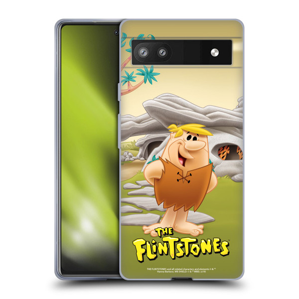 The Flintstones Characters Barney Rubble Soft Gel Case for Google Pixel 6a