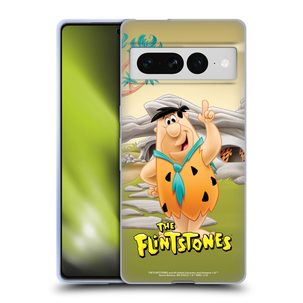 The Flintstones Characters Fred Flintstones Soft Gel Case for Google Pixel 7 Pro