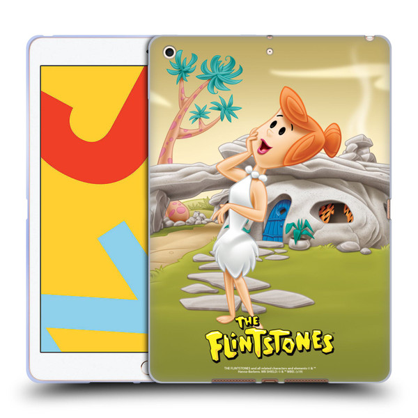 The Flintstones Characters Wilma Flintstones Soft Gel Case for Apple iPad 10.2 2019/2020/2021