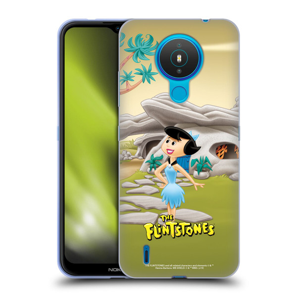 The Flintstones Characters Betty Rubble Soft Gel Case for Nokia 1.4