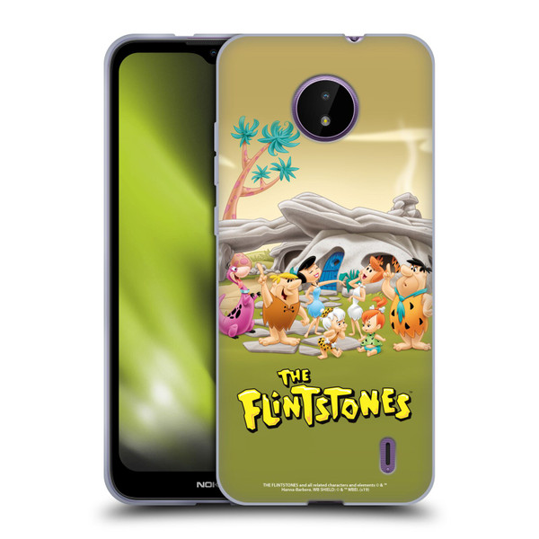 The Flintstones Characters Stone House Soft Gel Case for Nokia C10 / C20