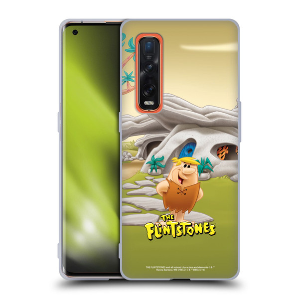 The Flintstones Characters Barney Rubble Soft Gel Case for OPPO Find X2 Pro 5G