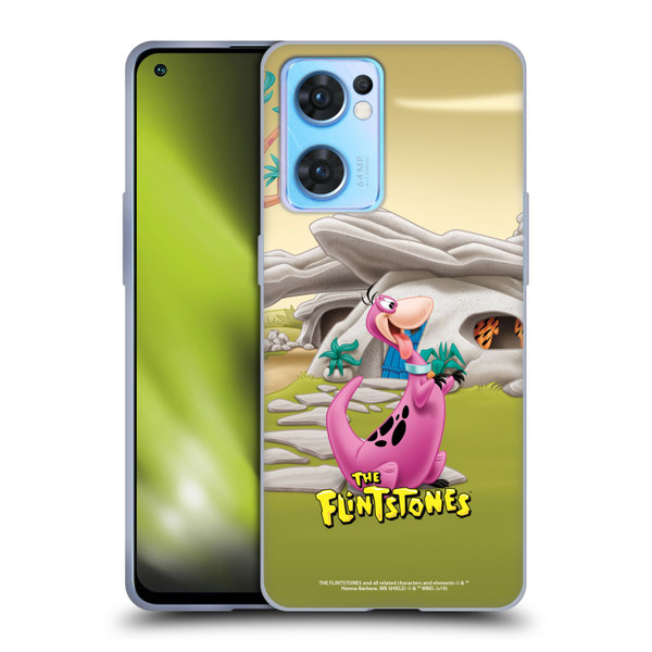 The Flintstones Characters Dino Soft Gel Case for OPPO Reno7 5G / Find X5 Lite