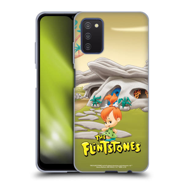 The Flintstones Characters Pebbles Flintstones Soft Gel Case for Samsung Galaxy A03s (2021)