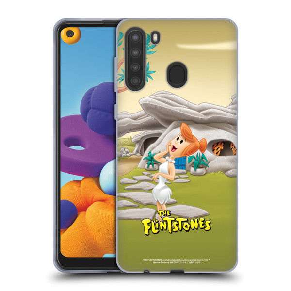 The Flintstones Characters Wilma Flintstones Soft Gel Case for Samsung Galaxy A21 (2020)