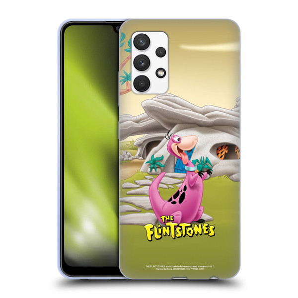 The Flintstones Characters Dino Soft Gel Case for Samsung Galaxy A32 (2021)