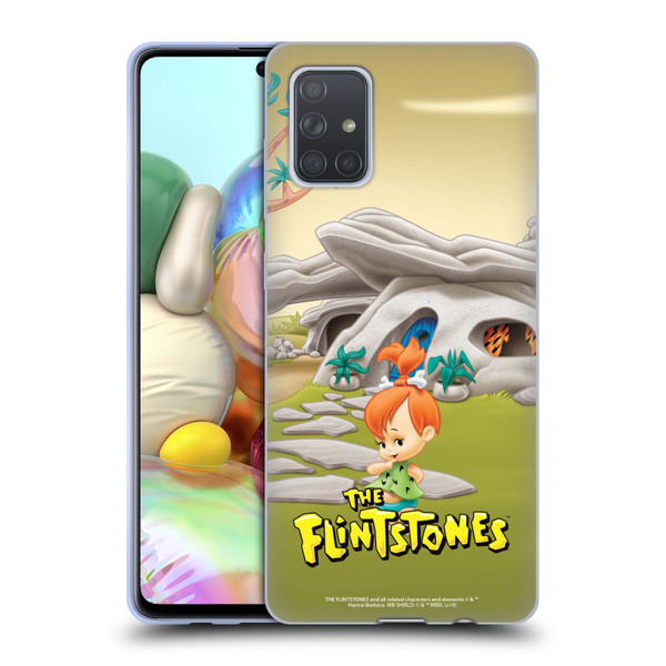 The Flintstones Characters Pebbles Flintstones Soft Gel Case for Samsung Galaxy A71 (2019)