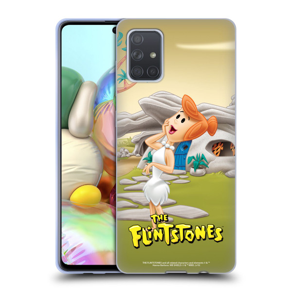 The Flintstones Characters Wilma Flintstones Soft Gel Case for Samsung Galaxy A71 (2019)