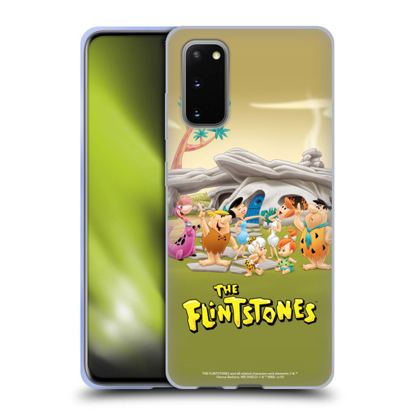 The Flintstones Characters Stone House Soft Gel Case for Samsung Galaxy S20 / S20 5G