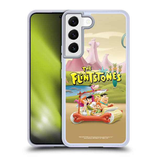 The Flintstones Characters Stone Car Soft Gel Case for Samsung Galaxy S22 5G