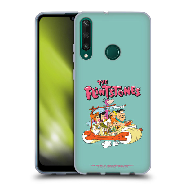 The Flintstones Graphics Family Soft Gel Case for Huawei Y6p