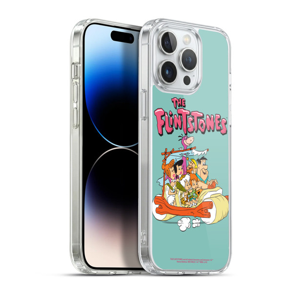 The Flintstones Graphics Family Soft Gel Case for Apple iPhone 13 Pro Max & MagSafe