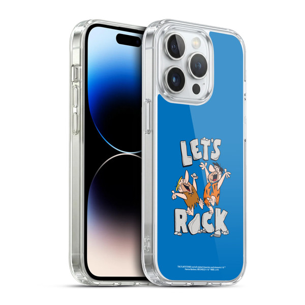 The Flintstones Graphics Fred And Barney Soft Gel Case for Apple iPhone 13 Pro & MagSafe