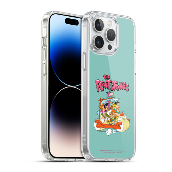 The Flintstones Graphics Family Soft Gel Case for Apple iPhone 14 Pro Max & MagSafe