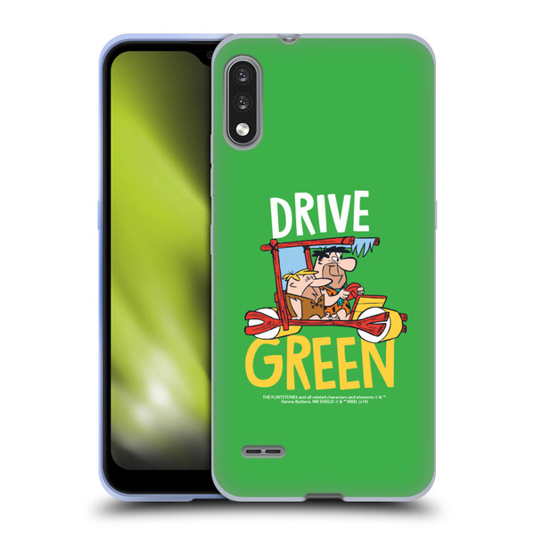 The Flintstones Graphics Drive Green Soft Gel Case for LG K22