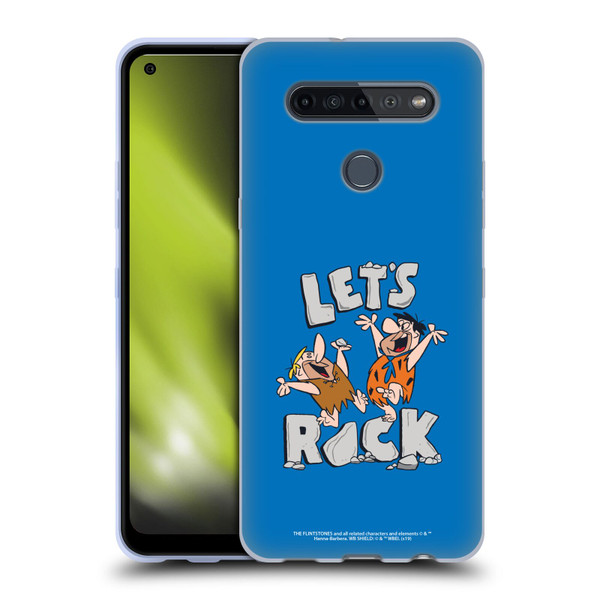 The Flintstones Graphics Fred And Barney Soft Gel Case for LG K51S