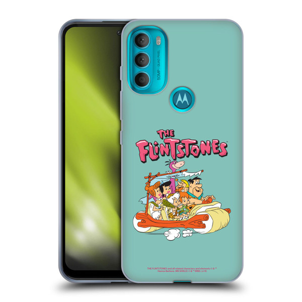 The Flintstones Graphics Family Soft Gel Case for Motorola Moto G71 5G