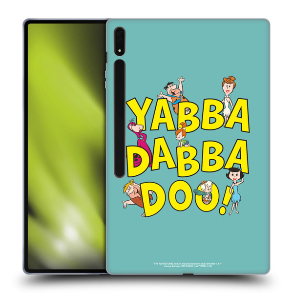 The Flintstones Graphics Yabba-Dabba-Doo Soft Gel Case for Samsung Galaxy Tab S8 Ultra