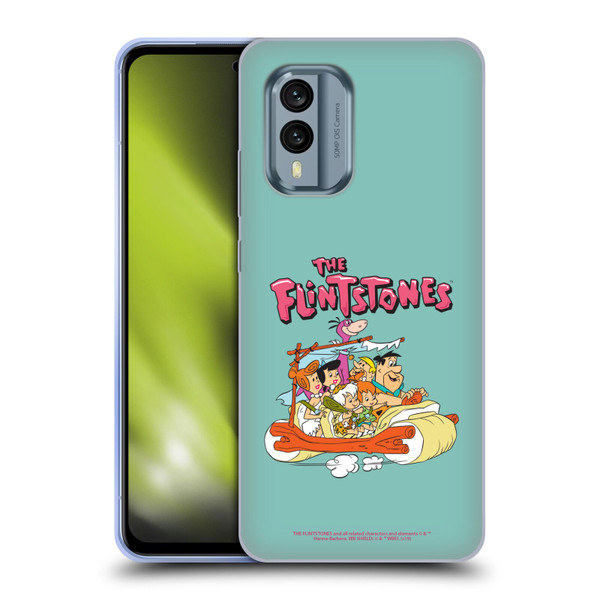 The Flintstones Graphics Family Soft Gel Case for Nokia X30