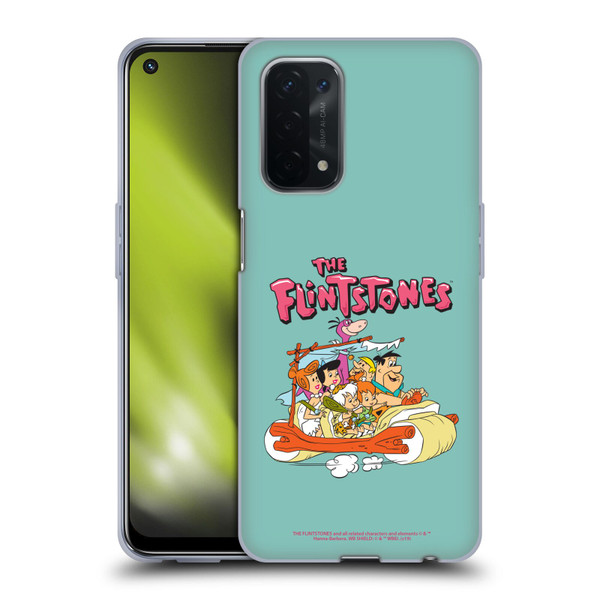 The Flintstones Graphics Family Soft Gel Case for OPPO A54 5G