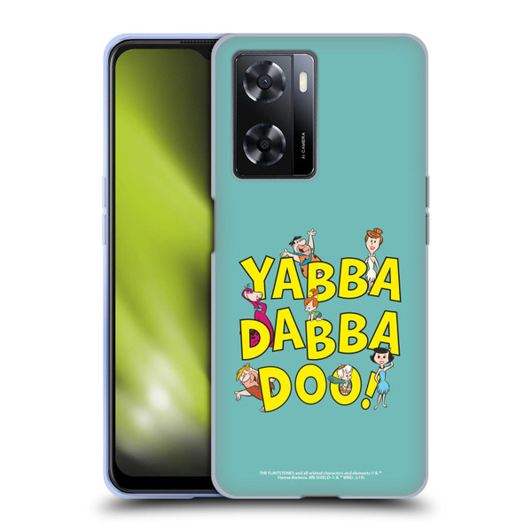 The Flintstones Graphics Yabba-Dabba-Doo Soft Gel Case for OPPO A57s