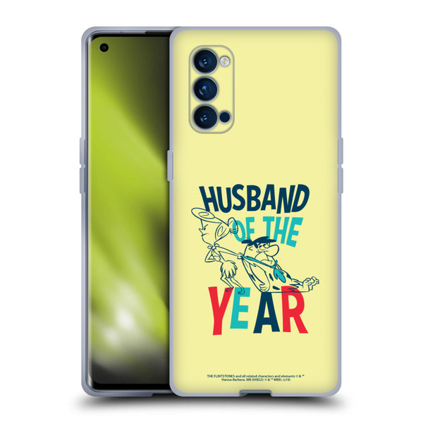 The Flintstones Graphics Husband Of The Year Soft Gel Case for OPPO Reno 4 Pro 5G