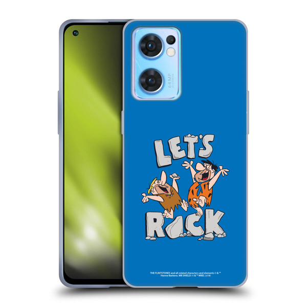 The Flintstones Graphics Fred And Barney Soft Gel Case for OPPO Reno7 5G / Find X5 Lite