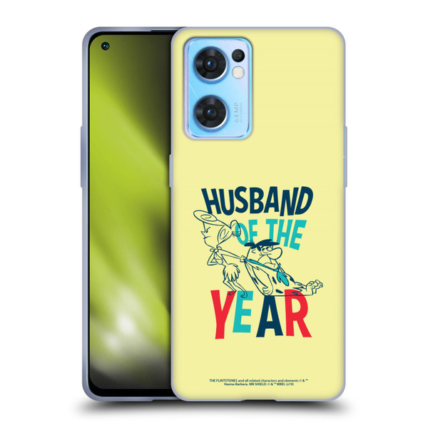 The Flintstones Graphics Husband Of The Year Soft Gel Case for OPPO Reno7 5G / Find X5 Lite