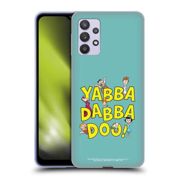 The Flintstones Graphics Yabba-Dabba-Doo Soft Gel Case for Samsung Galaxy A32 5G / M32 5G (2021)