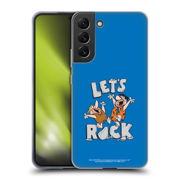 The Flintstones Graphics Fred And Barney Soft Gel Case for Samsung Galaxy S22+ 5G