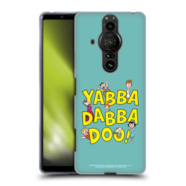 The Flintstones Graphics Yabba-Dabba-Doo Soft Gel Case for Sony Xperia Pro-I
