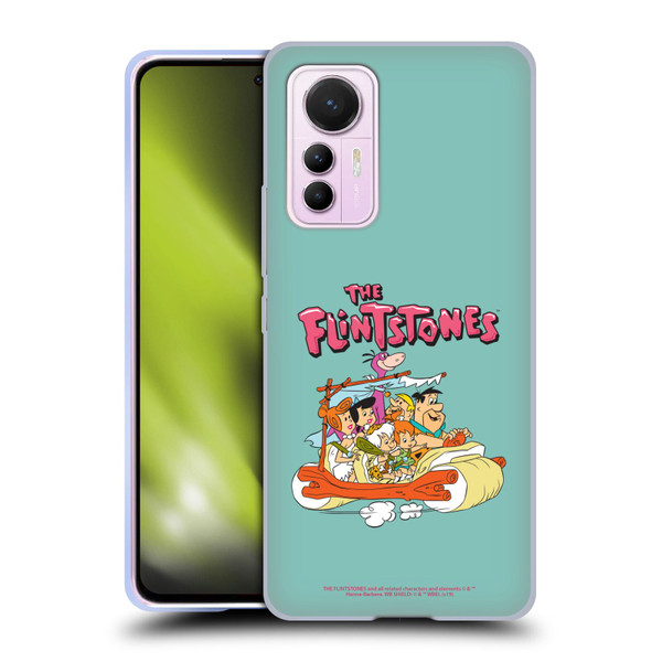 The Flintstones Graphics Family Soft Gel Case for Xiaomi 12 Lite
