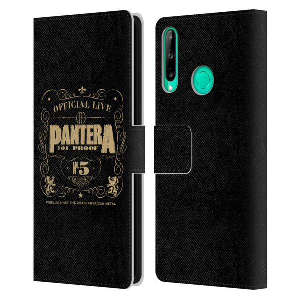 Pantera Art 101 Proof Leather Book Wallet Case Cover For Huawei P40 lite E