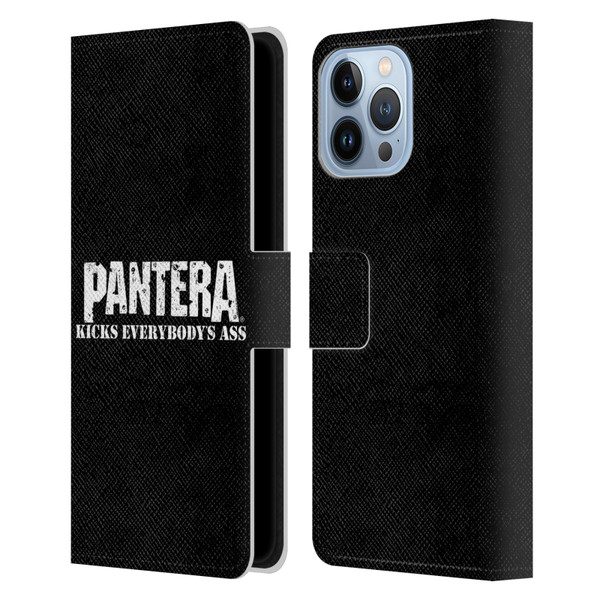 Pantera Art Kicks Leather Book Wallet Case Cover For Apple iPhone 13 Pro Max