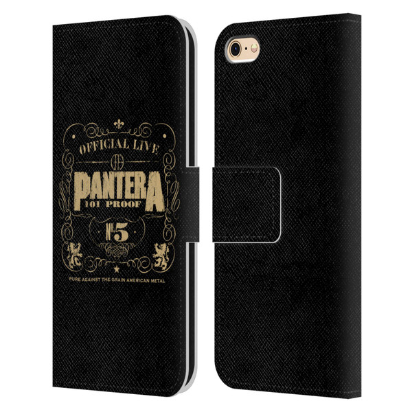 Pantera Art 101 Proof Leather Book Wallet Case Cover For Apple iPhone 6 / iPhone 6s