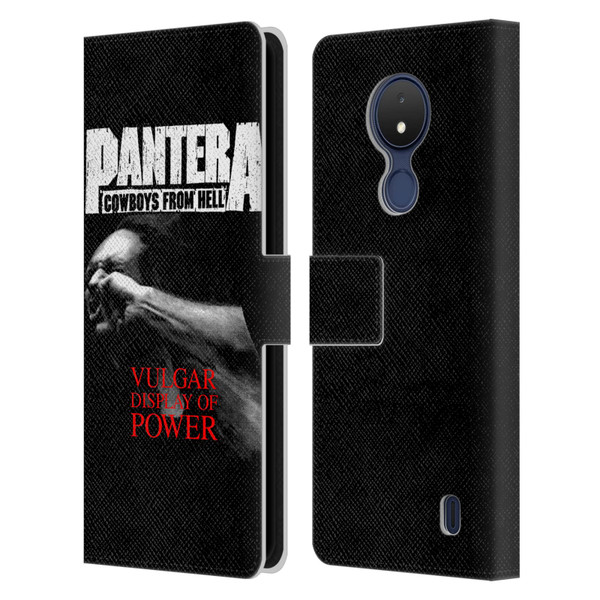 Pantera Art Vulgar Leather Book Wallet Case Cover For Nokia C21