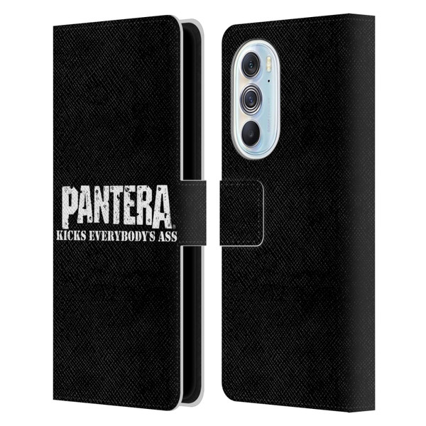 Pantera Art Kicks Leather Book Wallet Case Cover For Motorola Edge X30