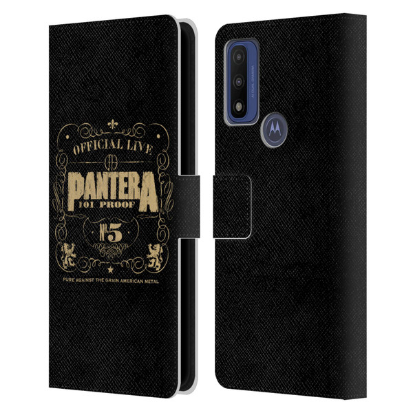 Pantera Art 101 Proof Leather Book Wallet Case Cover For Motorola G Pure